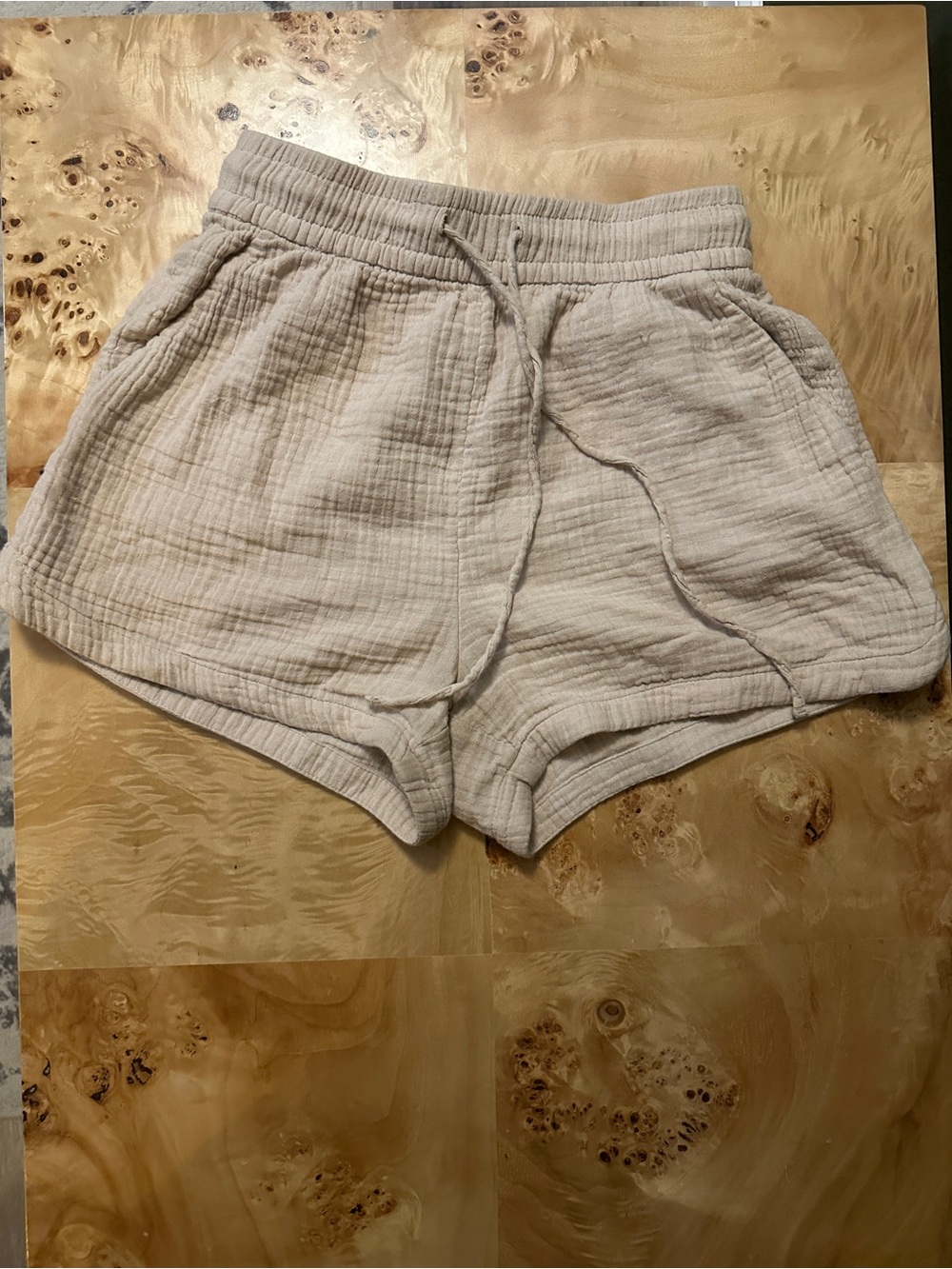 H&M Cream Lounge Shorts